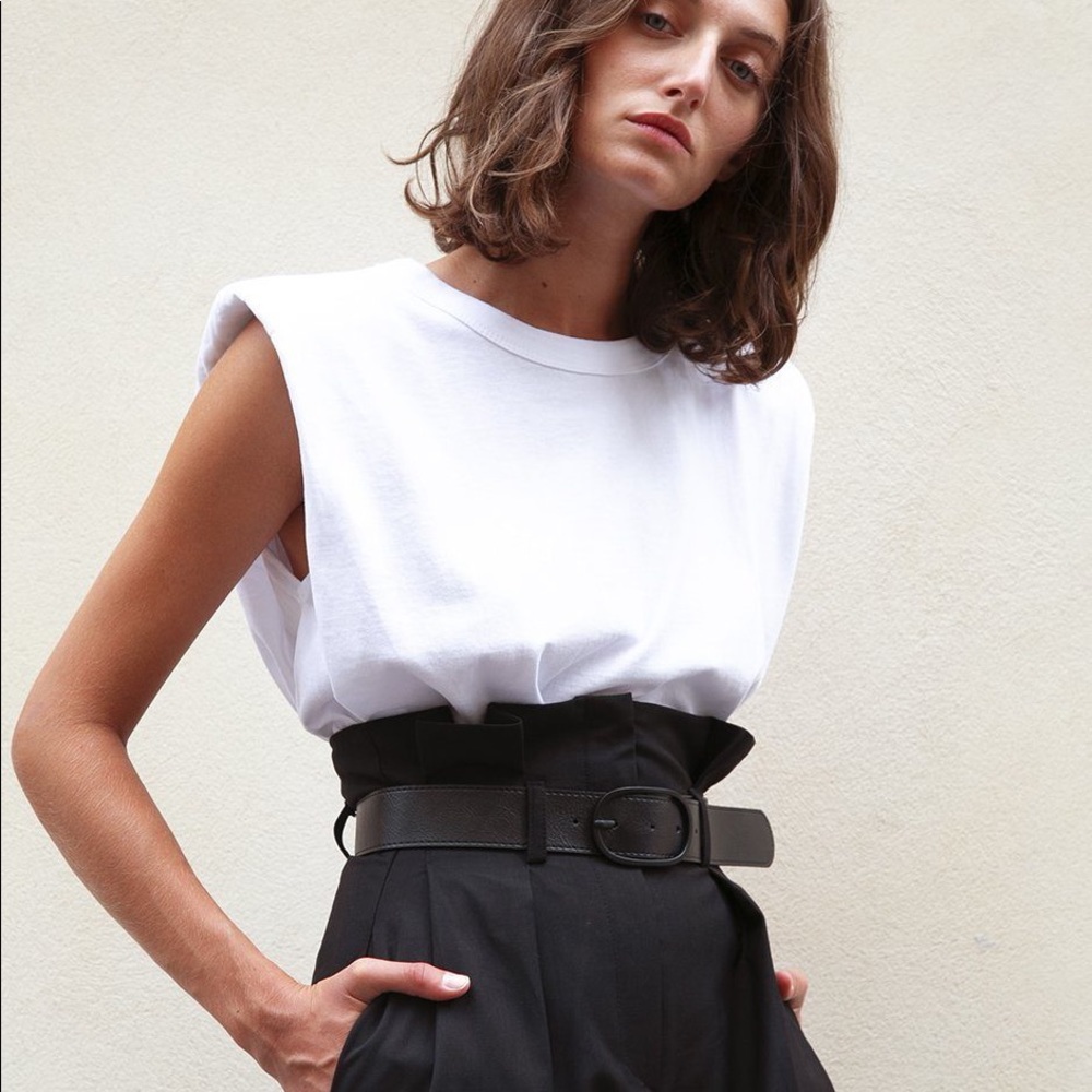 The Frankie Shop white muscle shirt